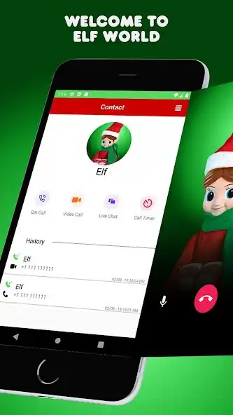 Play Christmas Elf Video Call  and enjoy Christmas Elf Video Call with UptoPlay