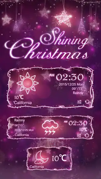 Play Christmas GO Weather Theme
