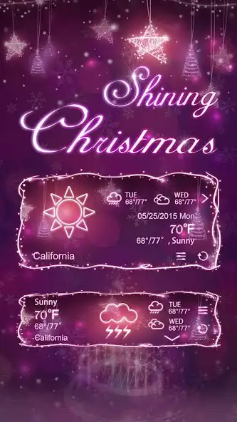 Play Christmas GO Weather Theme