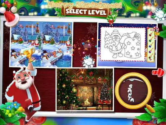 Play Christmas Hidden Object  Spot The Difference