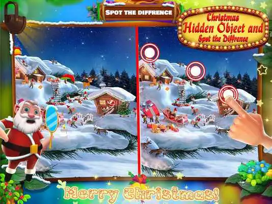 Play Christmas Hidden Object  Spot The Difference
