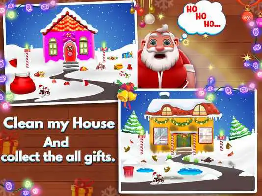 Play Christmas House Cleanup and Decoration