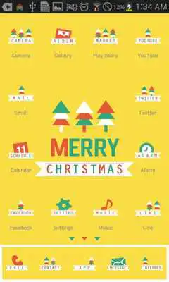 Play Christmas icon theme