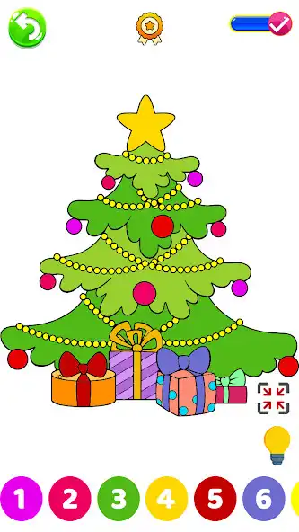 Play Christmas Kids Color By Number as an online game Christmas Kids Color By Number with UptoPlay