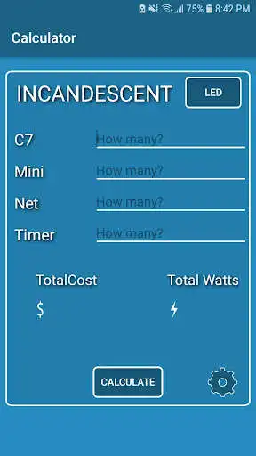 Play Christmas Light Calculator  and enjoy Christmas Light Calculator with UptoPlay