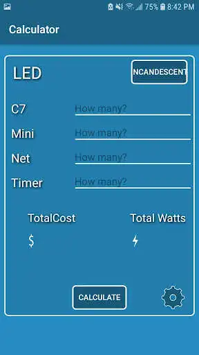Play Christmas Light Calculator as an online game Christmas Light Calculator with UptoPlay