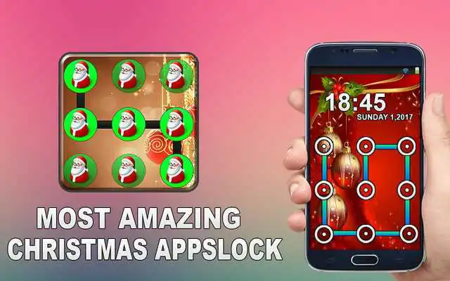 Play Christmas Lock Apps With Pattern 2018 Security
