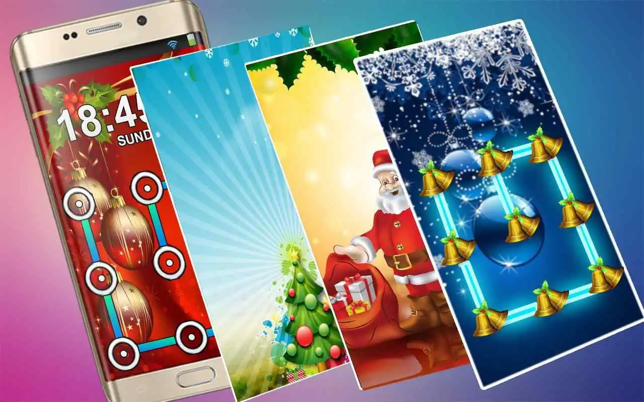 Play Christmas Lock Apps With Pattern 2018 Security