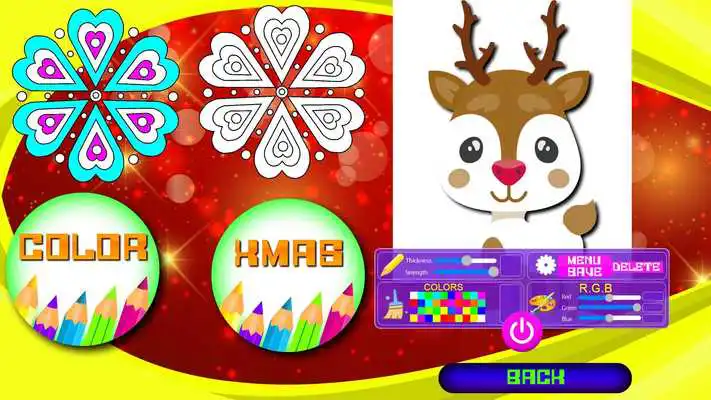 Play Christmas Mandalas Book to Paint