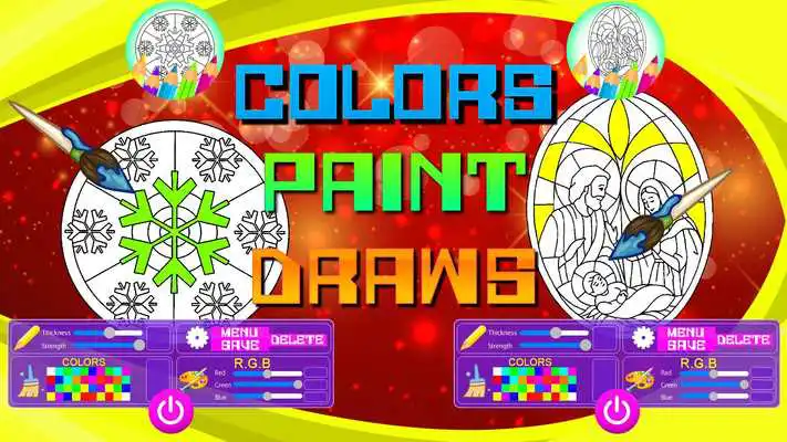 Play Christmas Mandalas Book to Paint