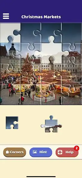 Play Christmas Market Puzzle as an online game Christmas Market Puzzle with UptoPlay