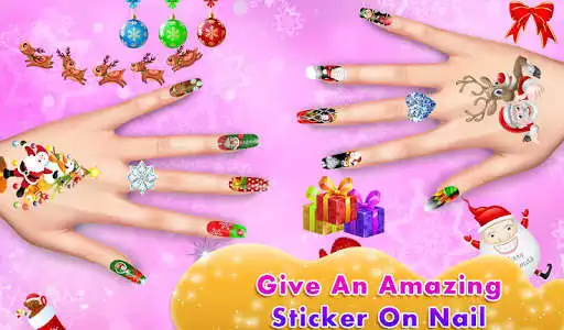 Play Christmas Nail Art Salon Games  and enjoy Christmas Nail Art Salon Games with UptoPlay