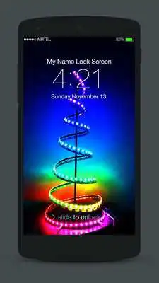 Play Christmas Neon Lock Screen