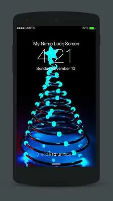 Play Christmas Neon Lock Screen