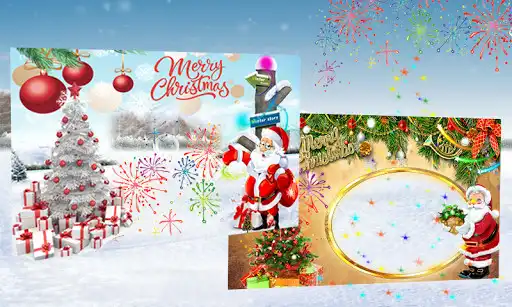 Play Christmas New Year 2022 Photo Frames as an online game Christmas New Year 2022 Photo Frames with UptoPlay