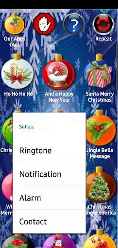 Play Christmas Notification Sounds