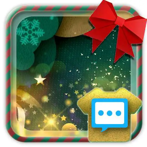 Play Christmas origami style skin for Handcent Next SMS APK