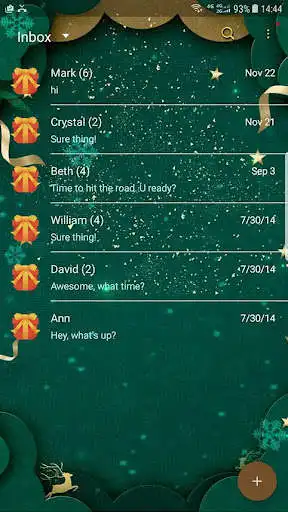 Play Christmas origami style skin for Handcent Next SMS as an online game Christmas origami style skin for Handcent Next SMS with UptoPlay
