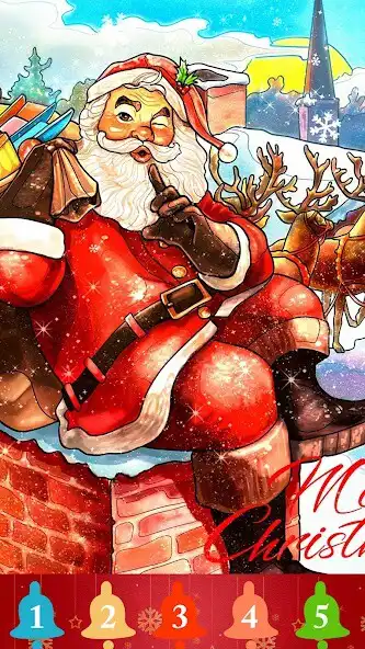 Play Christmas Paint by Numbers as an online game Christmas Paint by Numbers with UptoPlay
