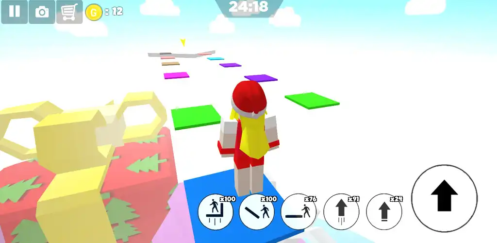 Play Christmas parkour sweet girl  and enjoy Christmas parkour sweet girl with UptoPlay