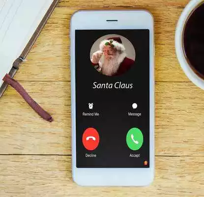 Play Christmas Phone Call With Santa