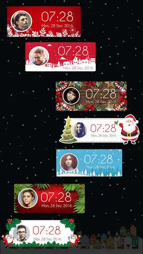 Play Christmas Photo Clock