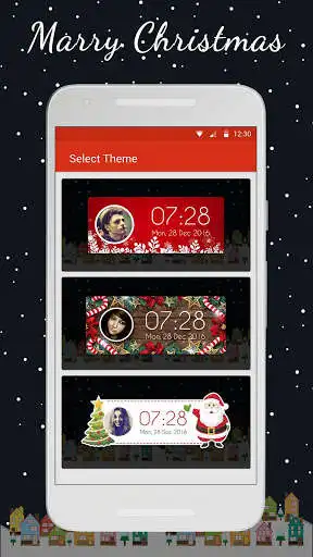 Play Christmas Photo Clock