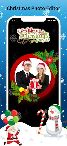 Play Christmas photo editor - frame as an online game Christmas photo editor - frame with UptoPlay