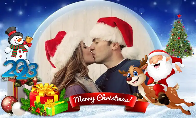 Play Christmas photo frame 2023  and enjoy Christmas photo frame 2023 with UptoPlay