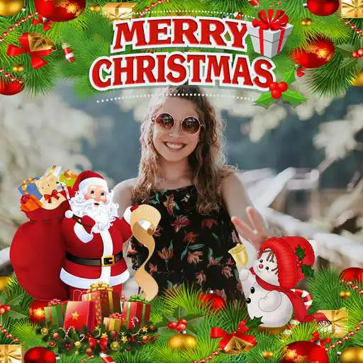 Free play online Christmas Photo Frame, Effect Editor with Dp Maker  APK