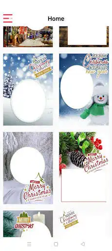Play Christmas Photo Frame Maker