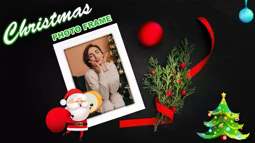 Play Christmas Photo Frame as an online game Christmas Photo Frame with UptoPlay