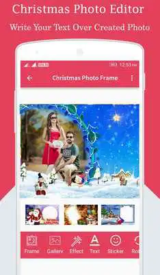 Play Christmas Photo Frame