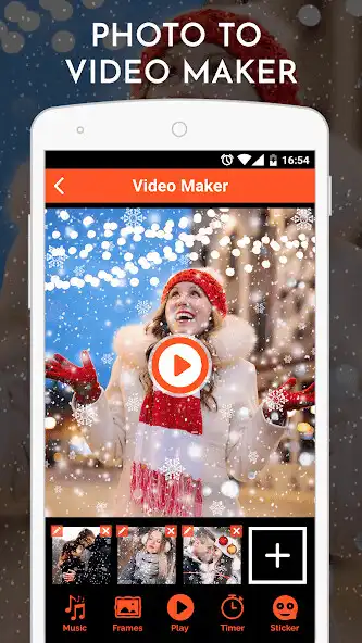Play Christmas Photo to Video Edit as an online game Christmas Photo to Video Edit with UptoPlay