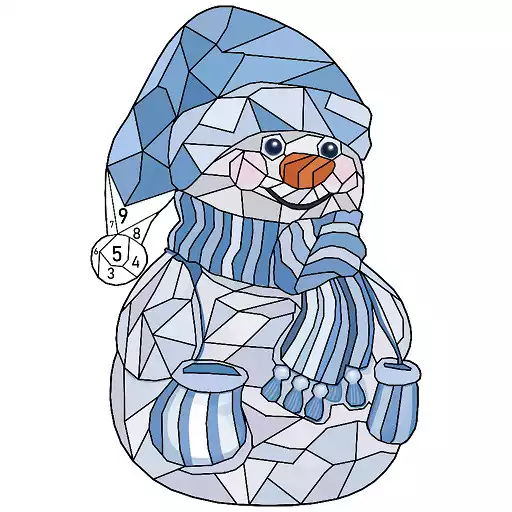 Play Christmas Poly Art: Color by Number, Coloring Book APK