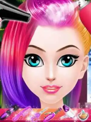 Play Christmas Princess Hair Salon