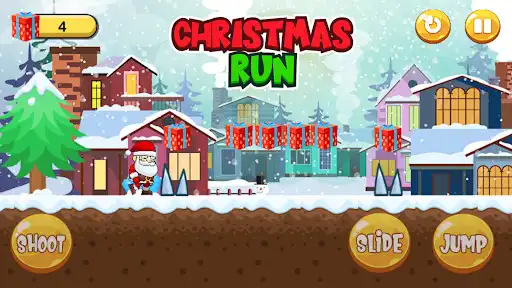 Play Christmas Run as an online game Christmas Run with UptoPlay