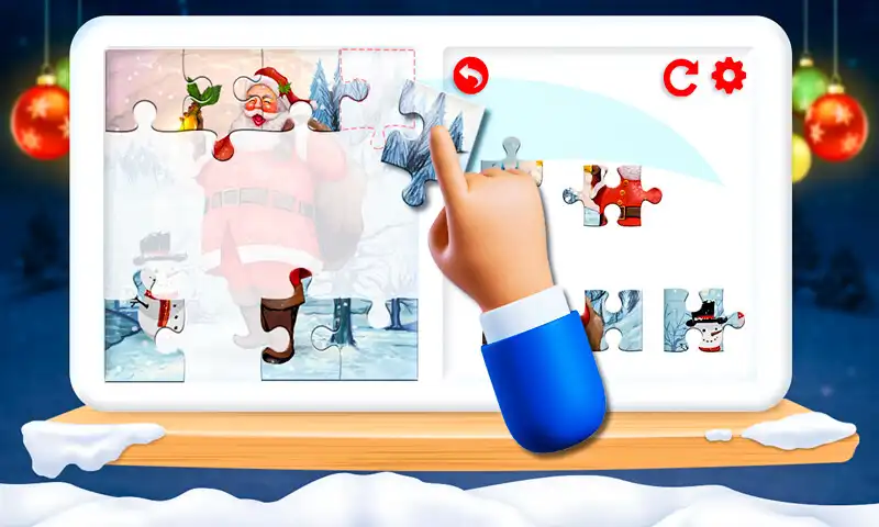 Play Christmas Santa Jigsaw Puzzles as an online game Christmas Santa Jigsaw Puzzles with UptoPlay