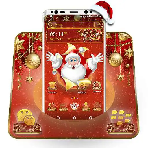 Play Christmas Santa Launcher Theme APK