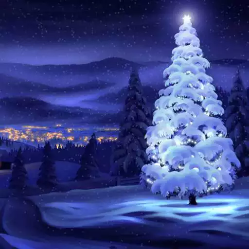 Free play online Christmas Snowing Wallpaper APK
