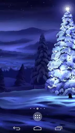 Play Christmas Snowing Wallpaper
