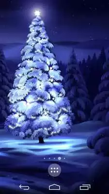 Play Christmas Snowing Wallpaper