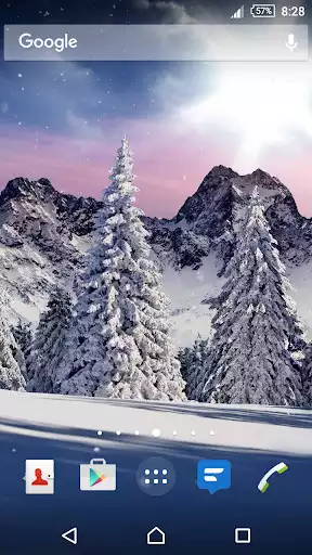 Play Christmas Snow Live Wallpaper as an online game Christmas Snow Live Wallpaper with UptoPlay