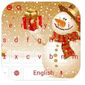 Free play online Christmas Snowman Keyboard Theme APK