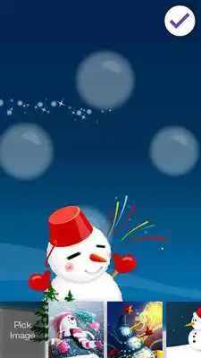 Play Christmas Snowman Lock Screen