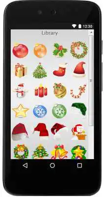 Play Christmas Sticker Maker Play Christmas Sticker Maker