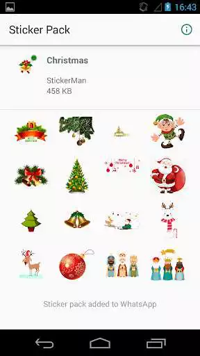 Play Christmas Stickers for Whatsapp  and enjoy Christmas Stickers for Whatsapp with UptoPlay