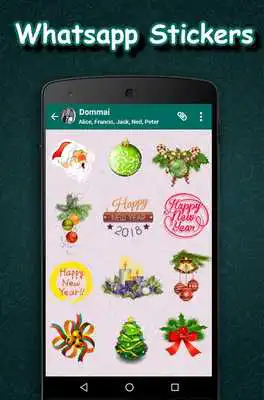 Play Christmas Stickers For Whatsapp - WAStickerApps