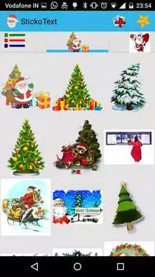 Play Christmas Stickers Santa Claus