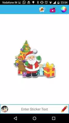 Play Christmas Stickers Santa Claus
